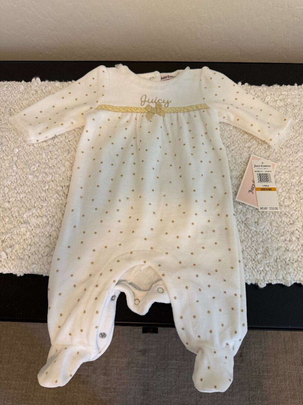 NWT Juicy Couture Sleeper - 0-3M